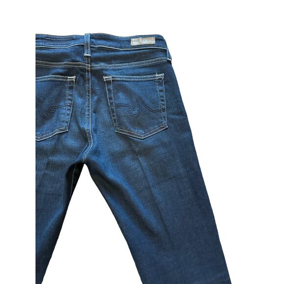 AG-ED Denim Women's 27R The Farrah High Rise Skinny Ankle Dark Wash Blue Jeans - Picture 13 of 14